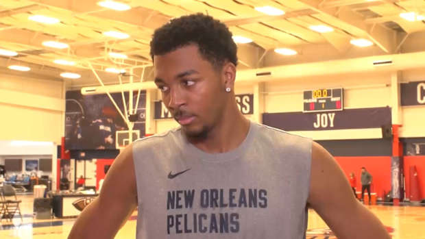 Trey Murphy Practice - Clippers Game
